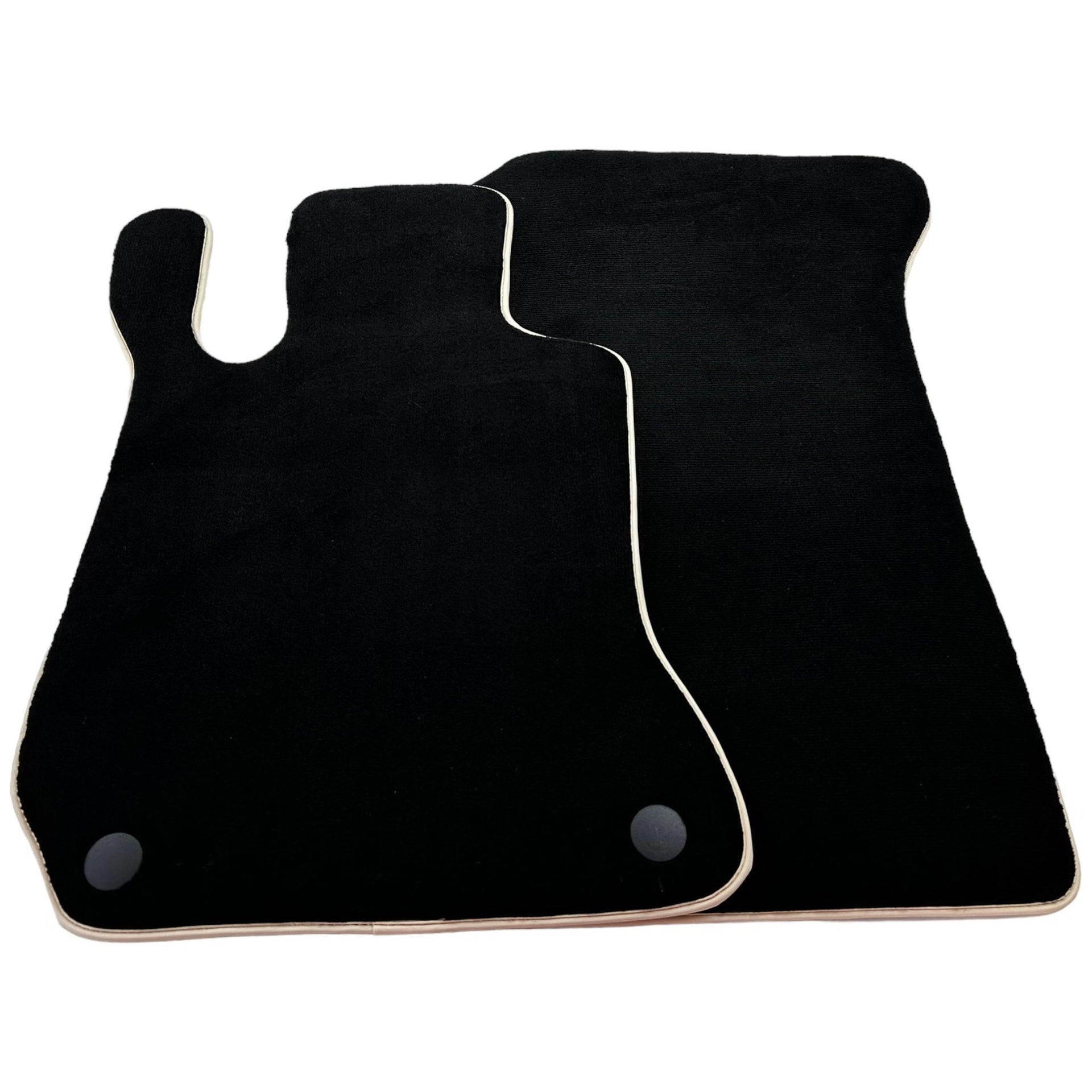 Black Floor Mats For Mercedes-Benz C-Class W204 (2007-2014) - AutoWin