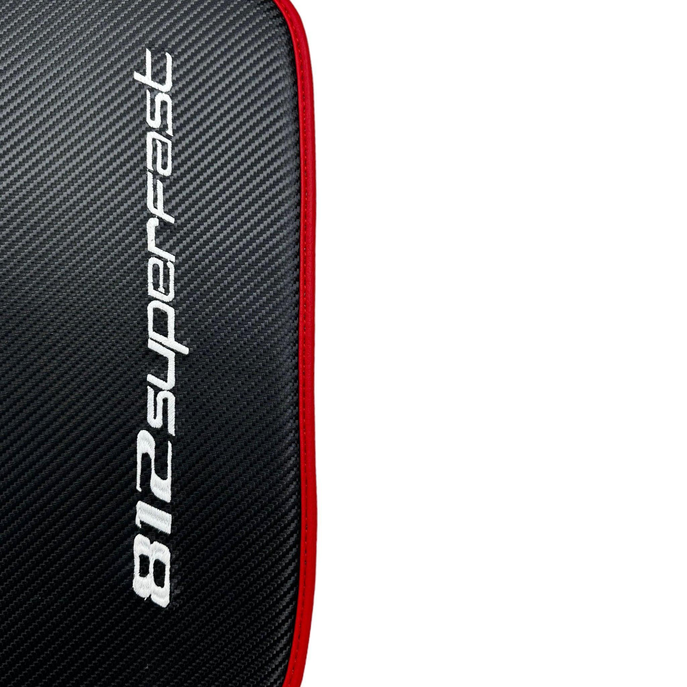 Carbon Fiber Leather Floor Mats For Ferrari 812 Superfast - AutoWin