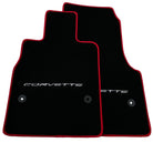 Black Floor Mats For Chevrolet Corvette C8 (2020-2024) - AutoWin