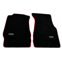 Black Floor Mats For Honda Civic V (1991-1995) ER56 Design - AutoWin