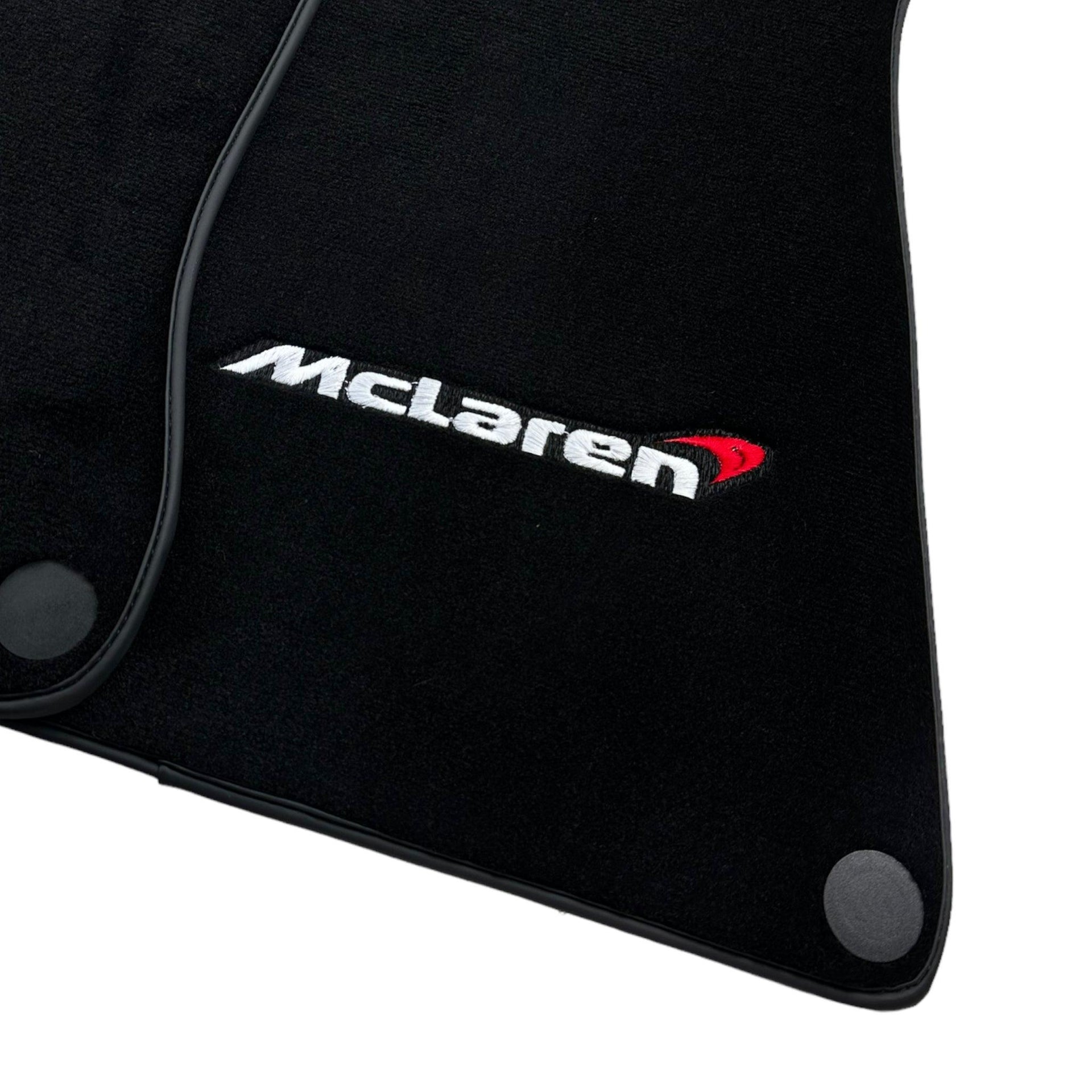 Black Floor Mats For McLaren 650S - AutoWin
