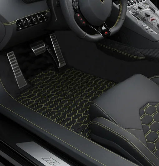 Interior look of floor mats for Lamborghini Aventador SV (2012-2022)
