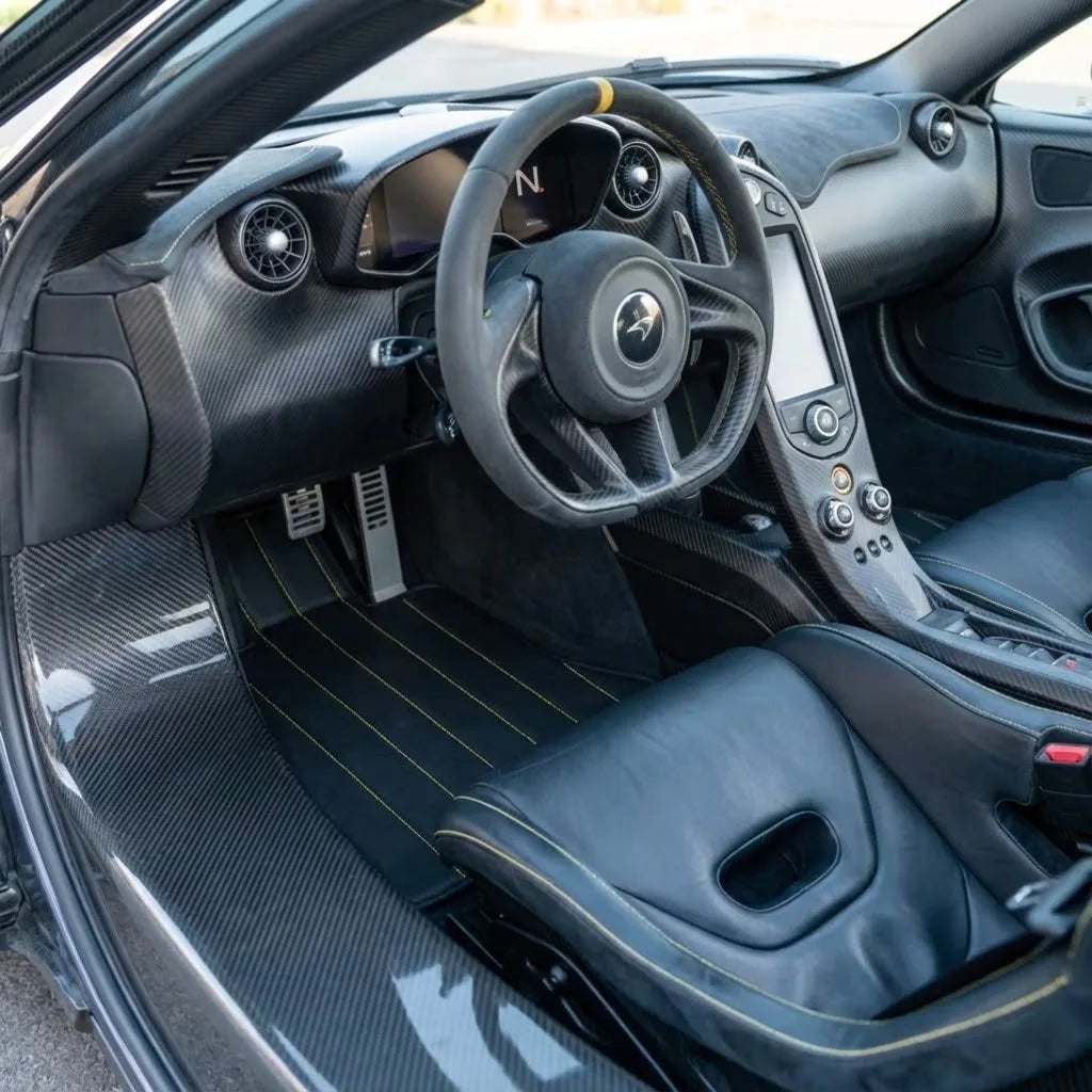 Interior look of floor mats for McLaren P1 (2013-2015)