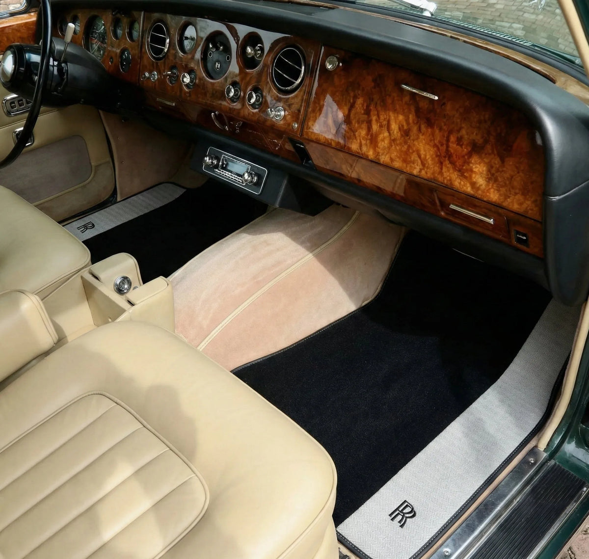 Interior look of floor mats for Rolls Royce Shadow (1965-1977)