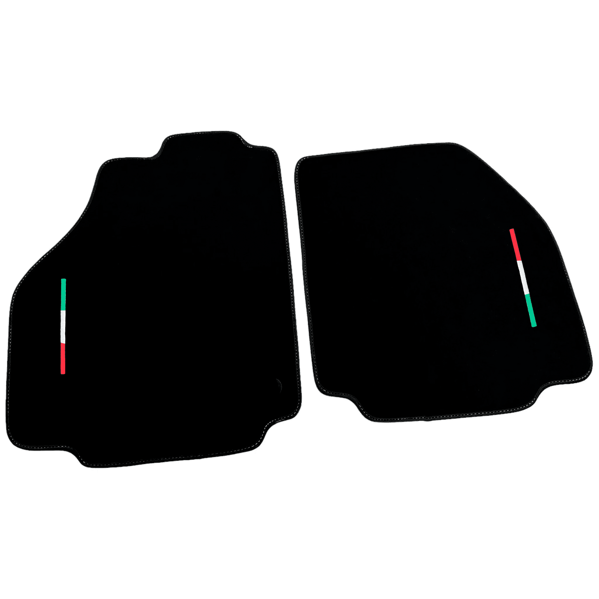 Alcantara Black Floor Mats For Ferrari 488 Pista Spider (2019-2021) Italian Edition