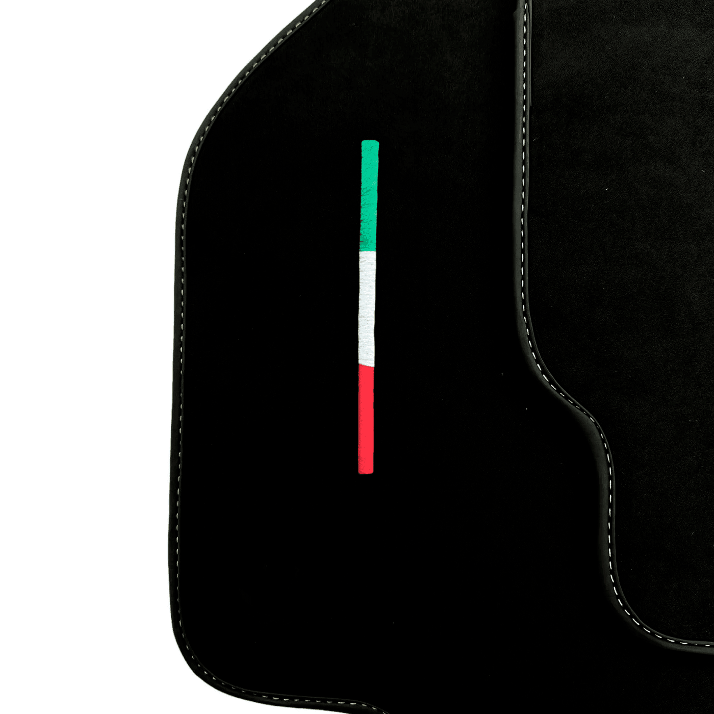 Alcantara Black Floor Mats For Ferrari 488 Pista Spider (2019-2021) Italian Edition