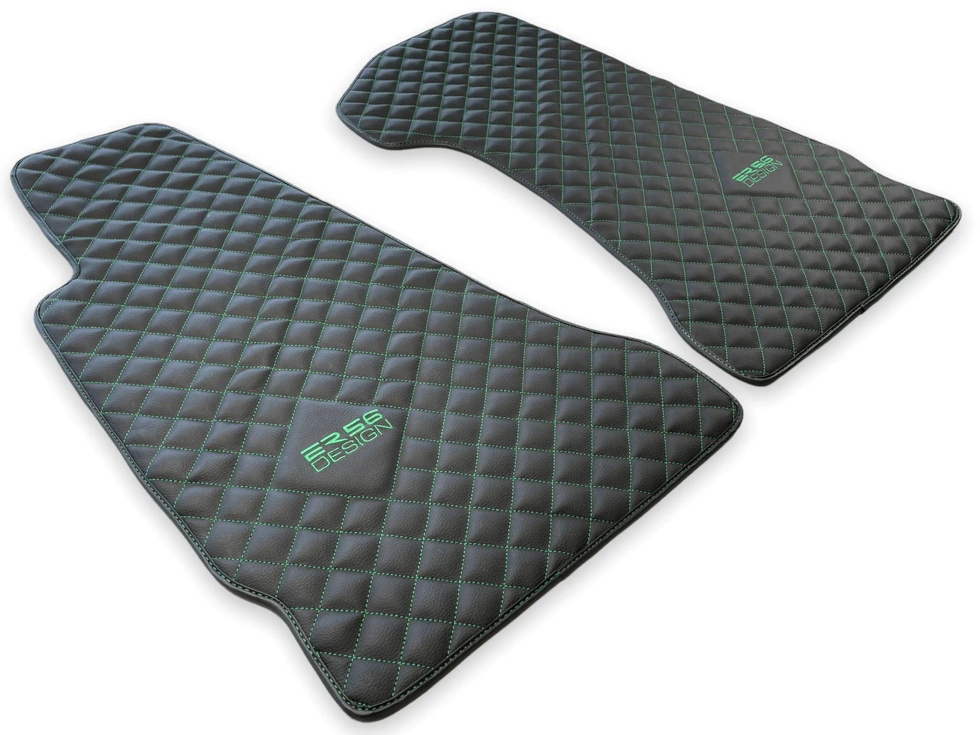 Leather Floor Mats For Aston Martin Vanquish (2012–2018) ER56 Design - AutoWin