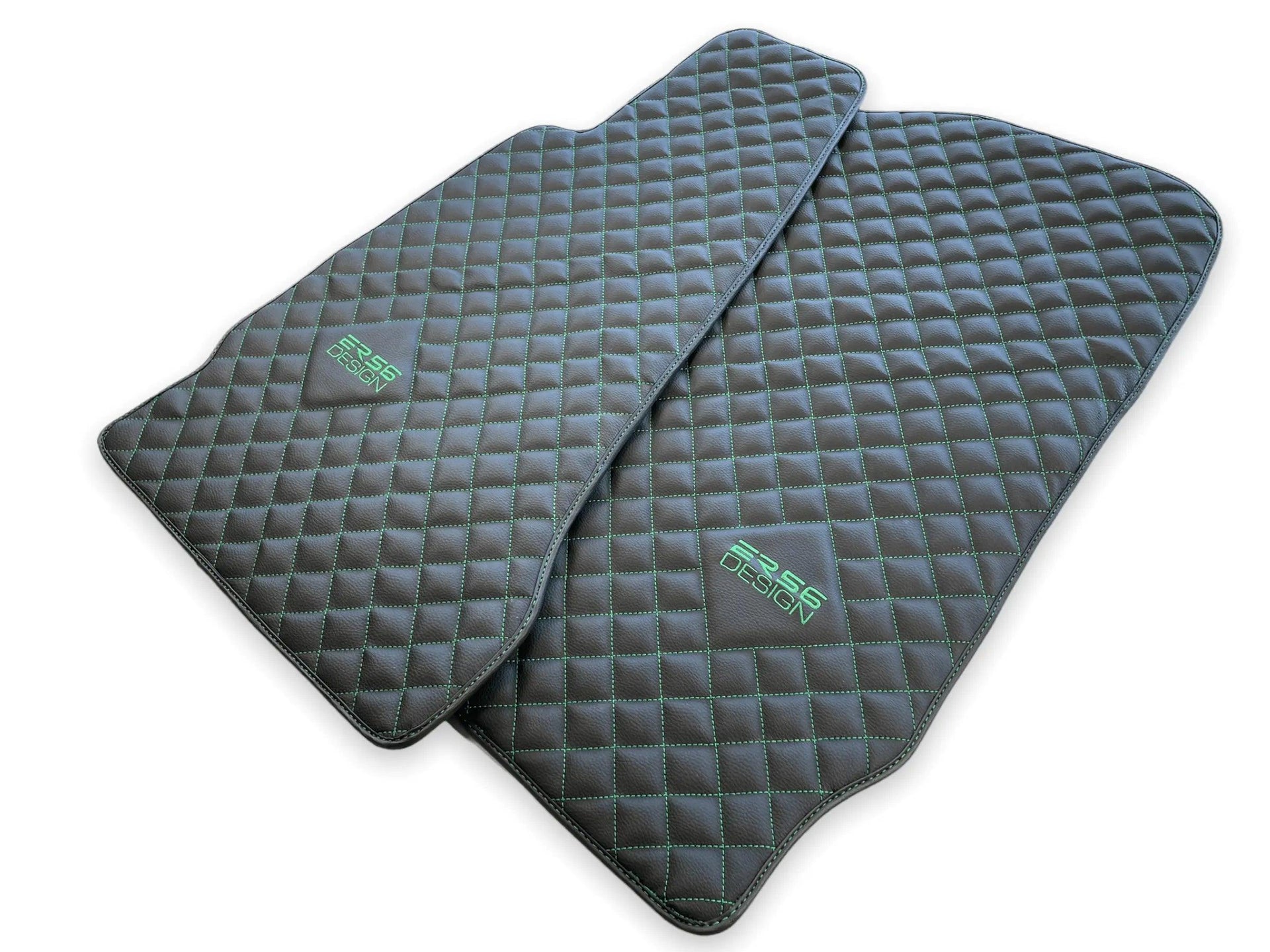 Leather Floor Mats For Aston Martin Vanquish (2012–2018) ER56 Design - AutoWin