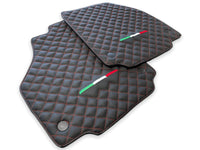 Leather Floor Mats For Ferrari 458 GT2 2012-2015 Black