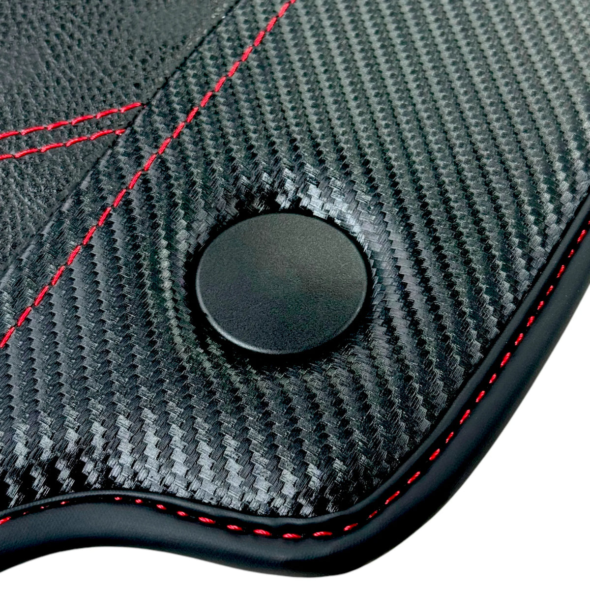 Leather Floor Mats For Ferrari 458 GT2 2012-2015 With Carbon Fiber | Italian Edition