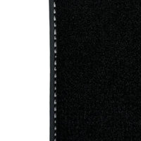 Leather Floor Mats for Ferrari 458 GT2 with White Sewing ER56 Design - AutoWin