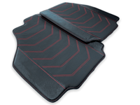 Leather Floor Mats for Ferrari 488 Pista Spider (2019-2021) with Carbon Fiber
