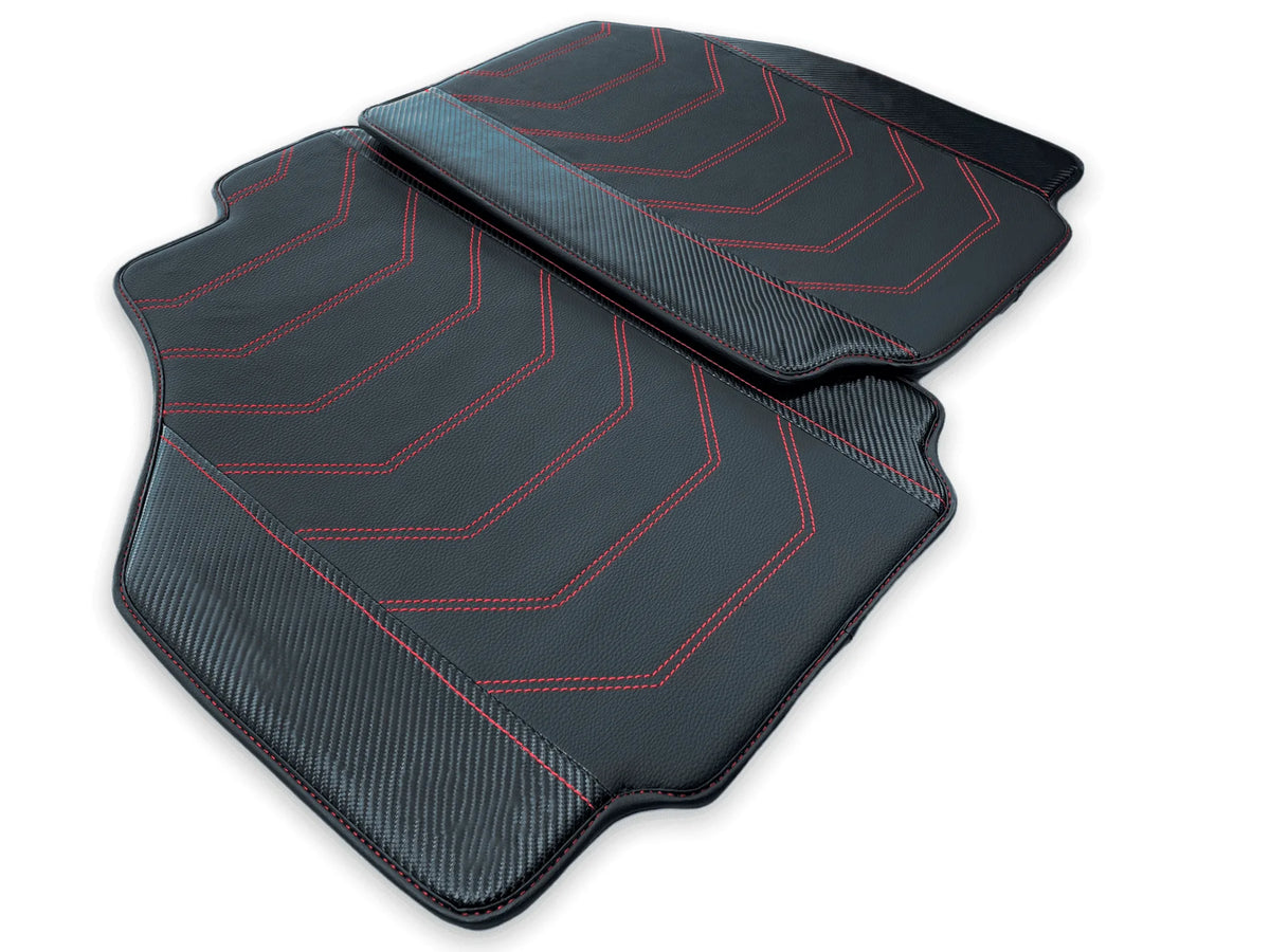 Leather Floor Mats for Ferrari 458 Speciale 2012-2015 with Carbon Fiber