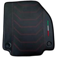 Leather Floor Mats For Ferrari 458 Spider 2012-2015 With Carbon Fiber | Italian Edition