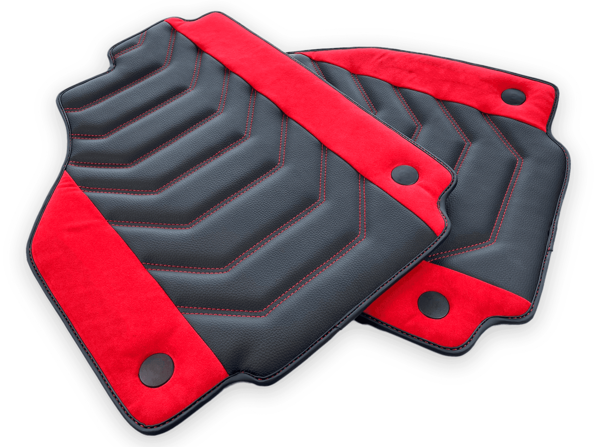 Leather Floor Mats For Ferrari 488 Pista Spider (2019-2021) - AutoWin