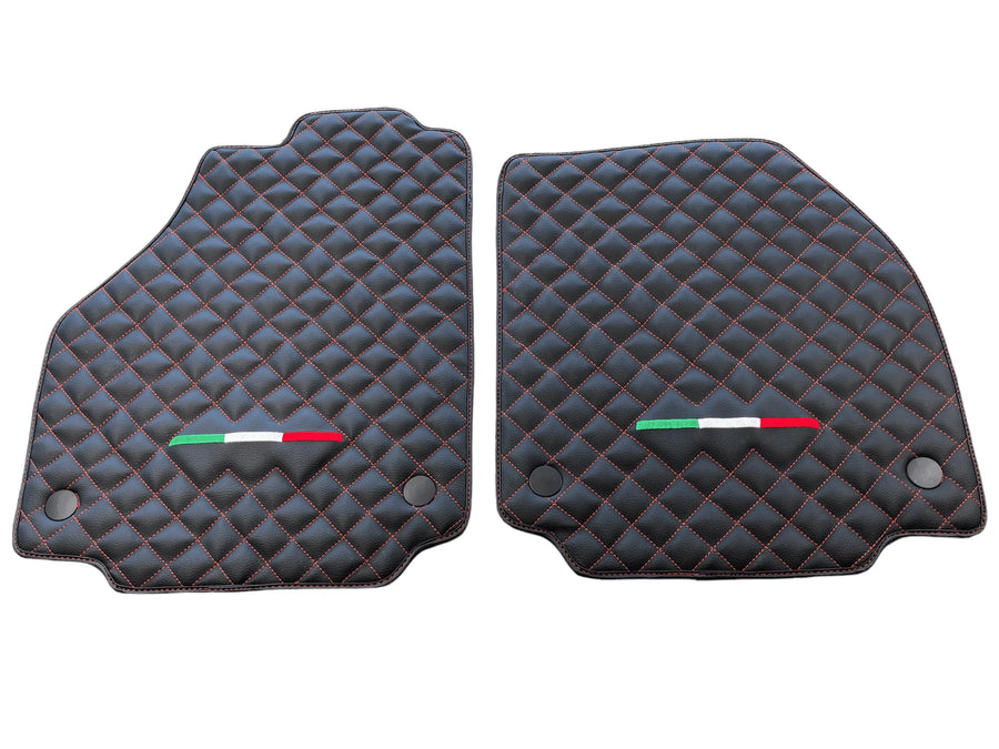 Leather Floor Mats For Ferrari F8 Spider 2019-2022 Italian Edition