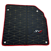 Leather Floor Mats for Lamborghini Aventador SVJ Limited Edition - AutoWin