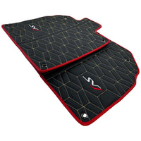 Leather Floor Mats for Lamborghini Aventador SVJ Limited Edition - AutoWin