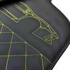 Leather Floor Mats for Lamborghini Huracan Yellow Sewing | ER56 Design - AutoWin