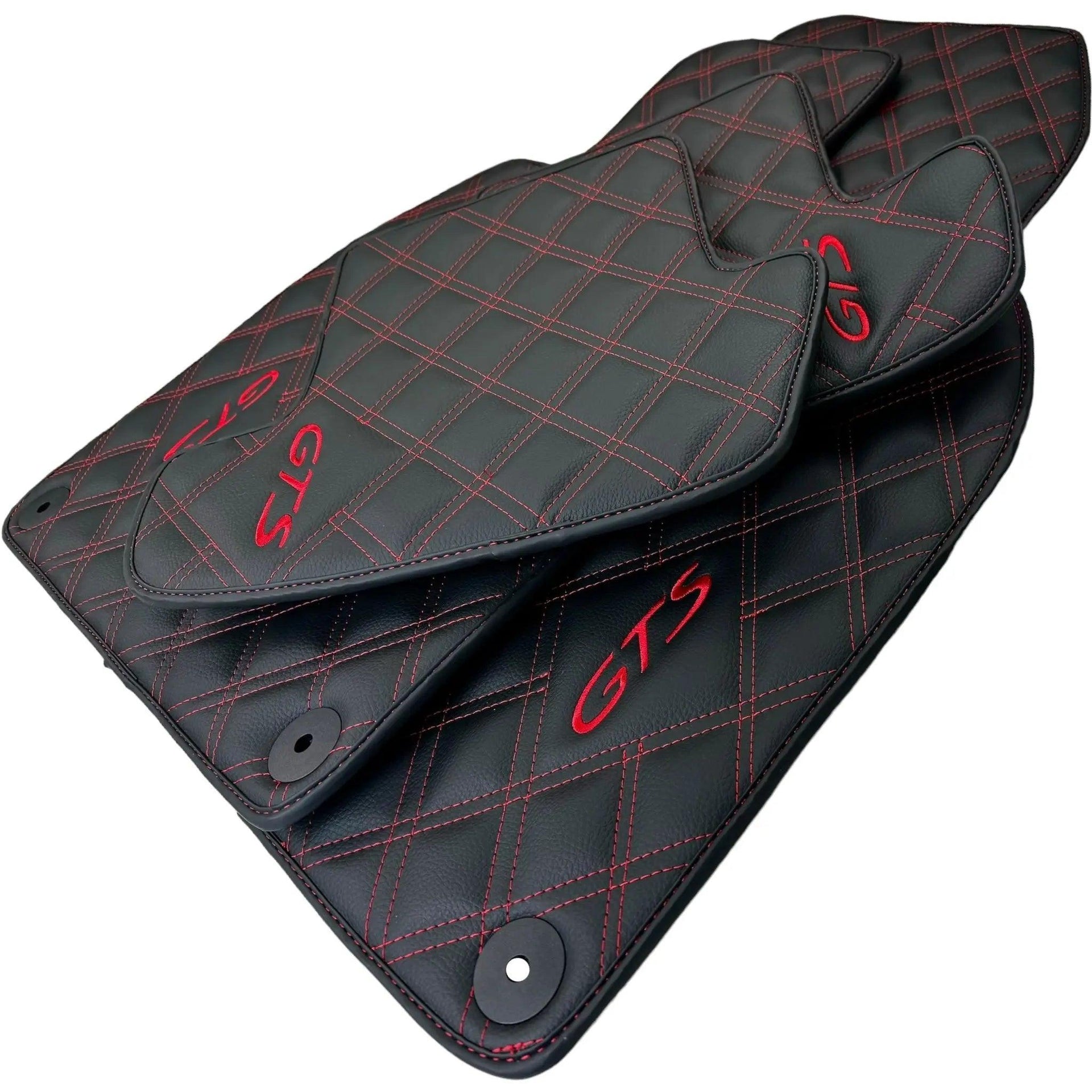 Leather Floor Mats for Porsche 911 - 992 GTS (2019-2024) - AutoWin