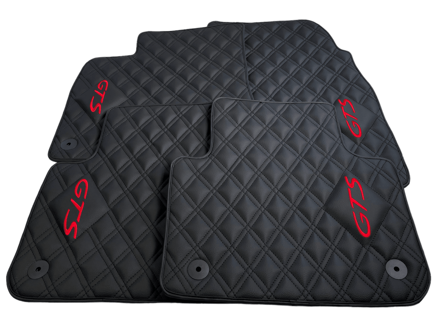 Leather Floor Mats for Porsche Cayenne (2010-2018) - AutoWin