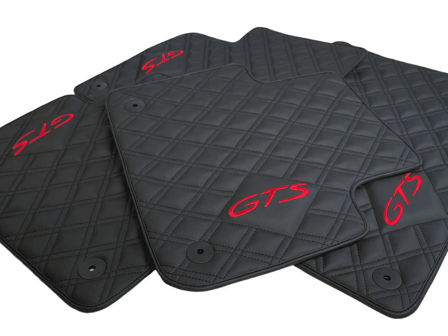 Leather Floor Mats for Porsche Cayenne (2010-2018) - AutoWin