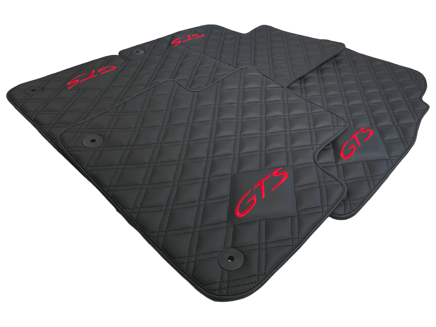 Leather Floor Mats for Porsche Cayenne (2010-2018) - AutoWin