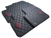 Leather Floor Mats for Porsche Cayenne (2010-2018) - AutoWin