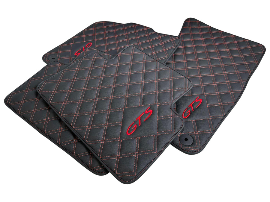 Leather Floor Mats for Porsche Panamera (2017-2023) - AutoWin
