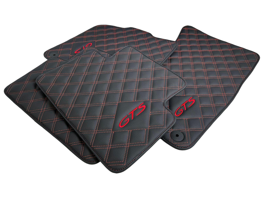Leather Floor Mats for Porsche Panamera (2017-2023) - AutoWin