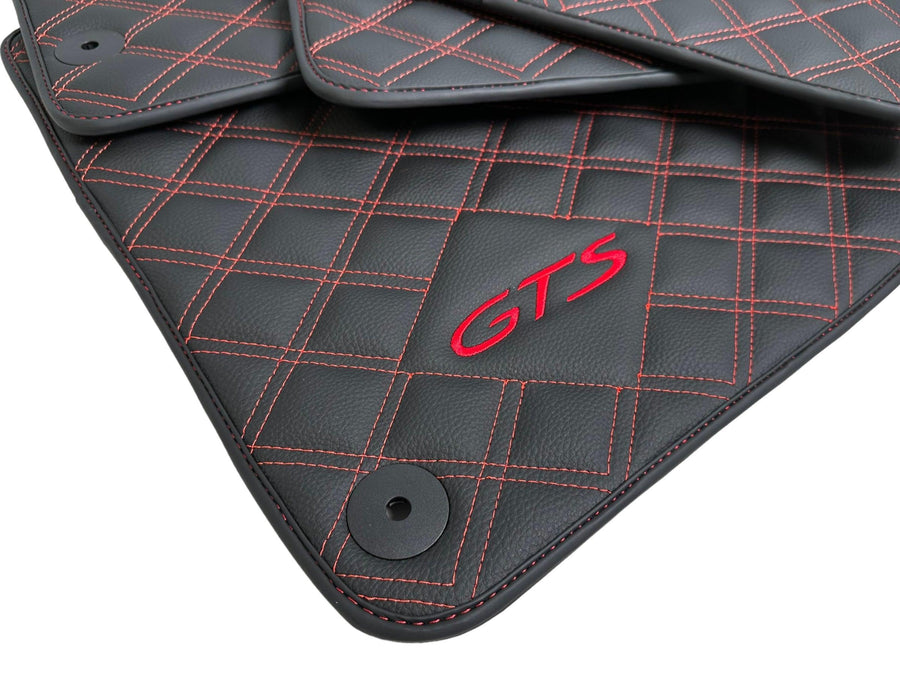 Leather Floor Mats for Porsche Panamera (2017-2023) - AutoWin