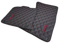 Leather Floor Mats for Porsche Taycan (2019-2023) - AutoWin