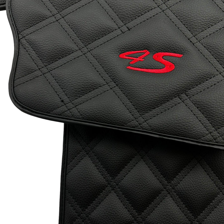 Leather Floor Mats For Porsche Taycan 4S (2019-2023) - AutoWin