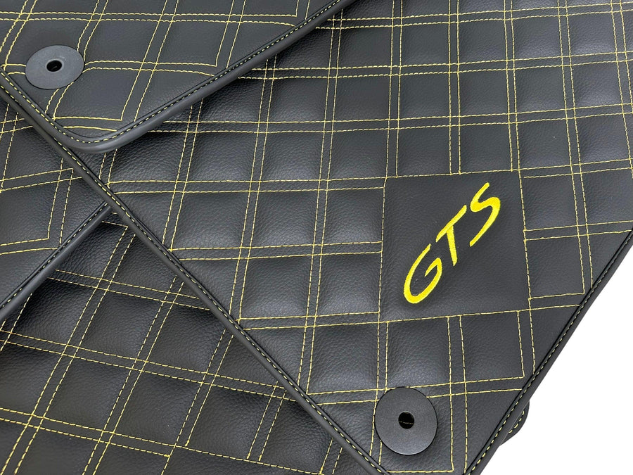 Leather Floor Mats for Porsche Taycan GTS (2019-2023) - AutoWin