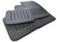 Leather Floor Mats For Rolls Royce Black Badge Ghost Series II (2021-2024) Black - AutoWin