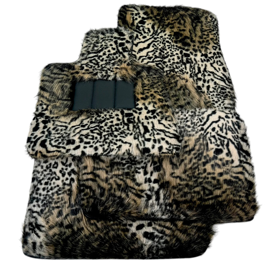 Leopard Fur Floor Mats for Rolls-Royce Ghost Series I (2010–2020)