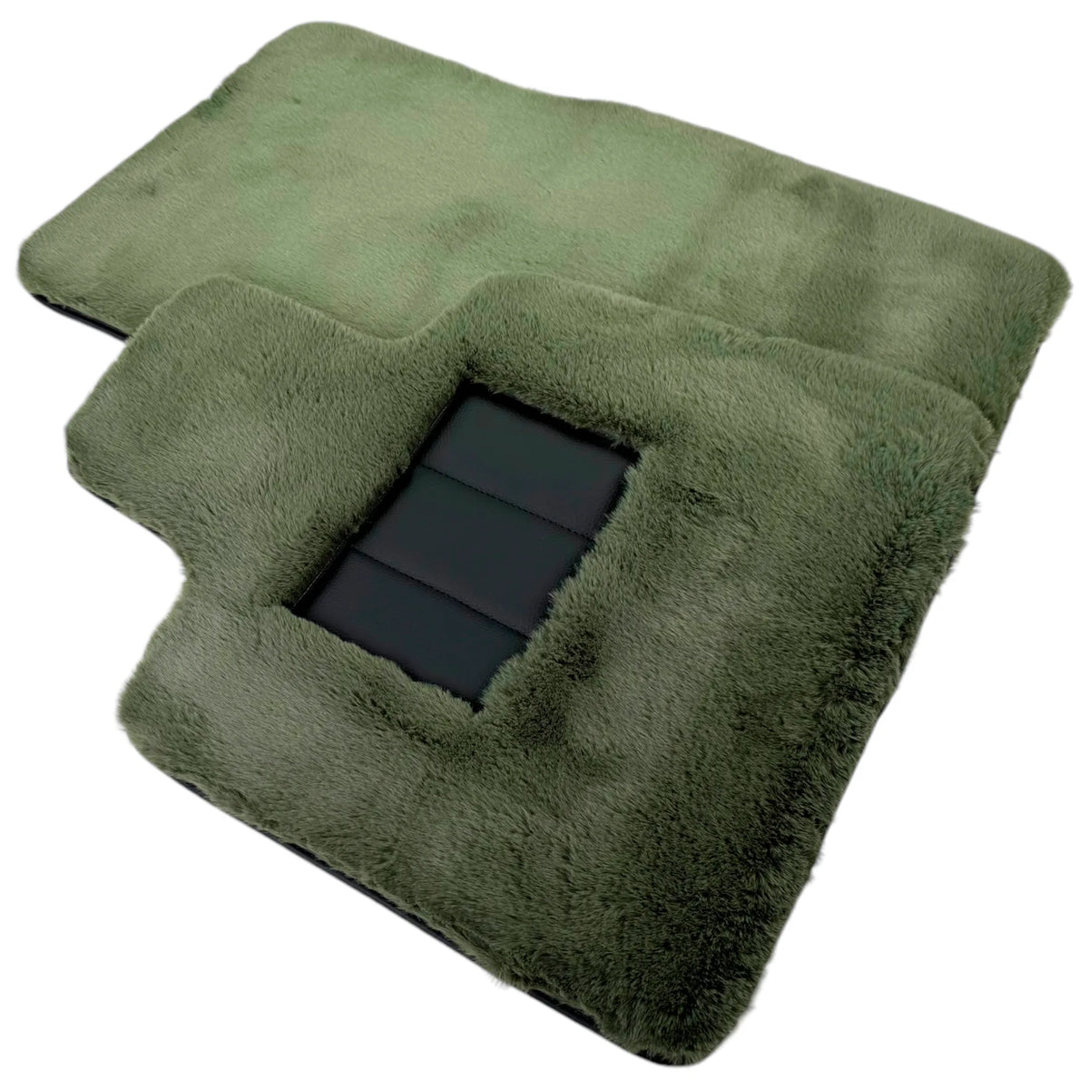 Light Green Sheepskin Floor Mats for Rolls-Royce Ghost Series I (2010–2020)