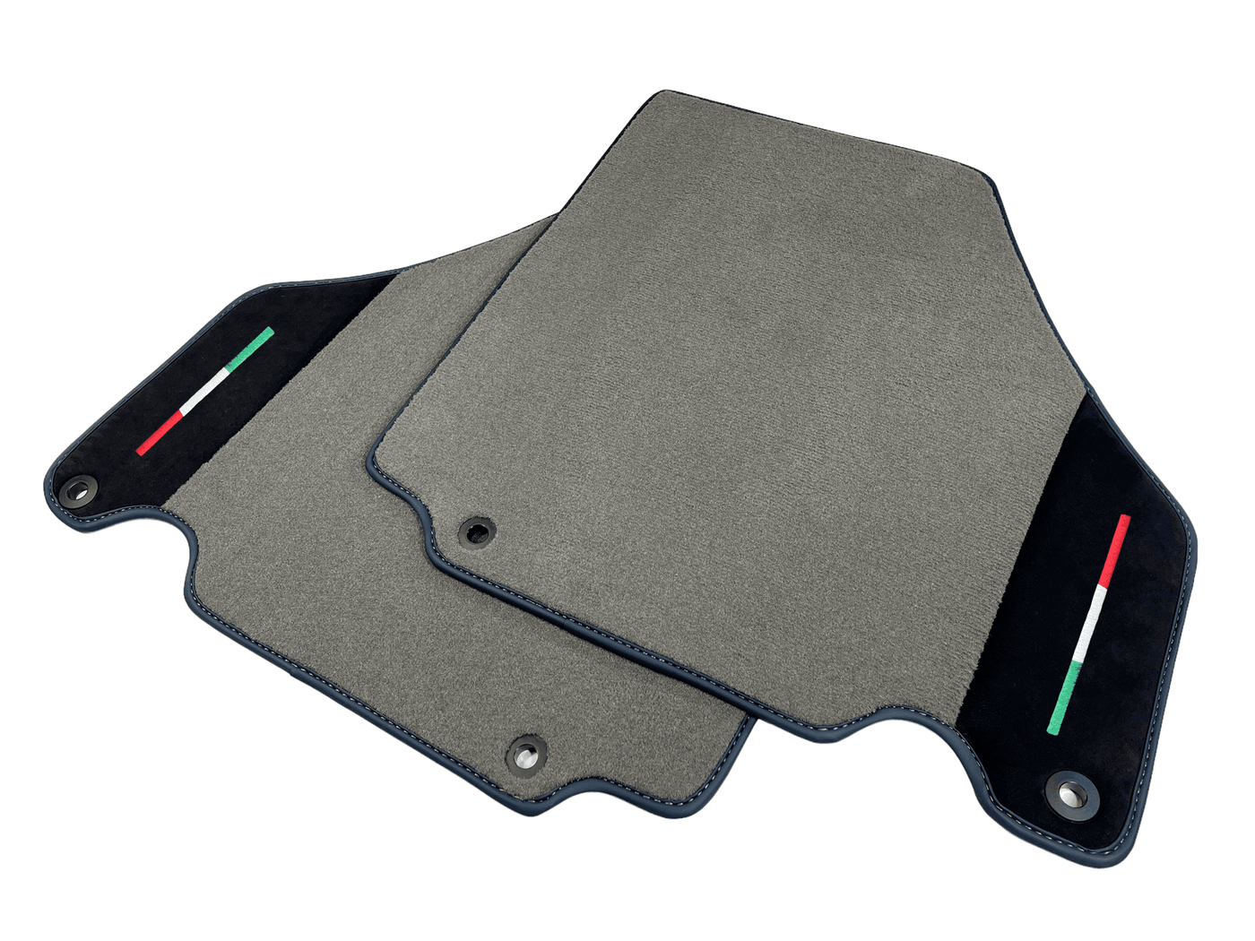 Floor Mats For Ferrari 360 Modena 1999-2005 Gray With Alcantara Leather - AutoWin