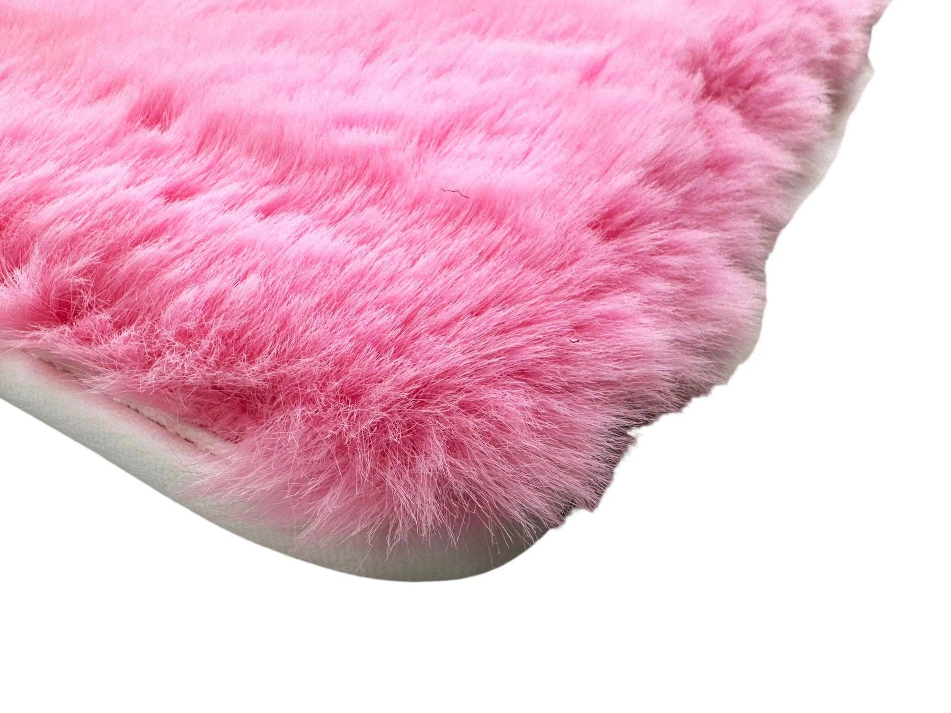 Pink Sheepskin Floor Mats For Rolls Royce Phantom Drophead Coupe 2007–2016 Er56 Design Brand - AutoWin