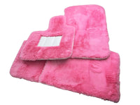 Pink Sheepskin Floor Mats For Rolls Royce Shadow 1965-1977 Er56 Design Brand - AutoWin