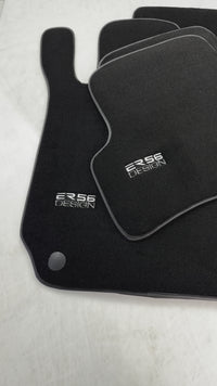 メルセデス・ベンツ C クラス W204 クーペ 2012-2015 ER56 デザイン用ブラック フロアマット