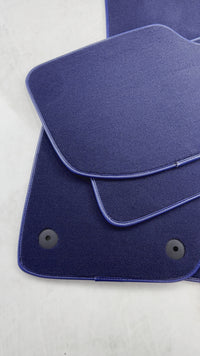 Dark Blue Floor Mats for Bentley Continental GT (2018–2023)