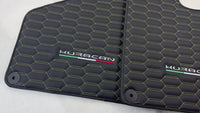 Floor Mats for Lamborghini Huracan Leather Yellow Stitching