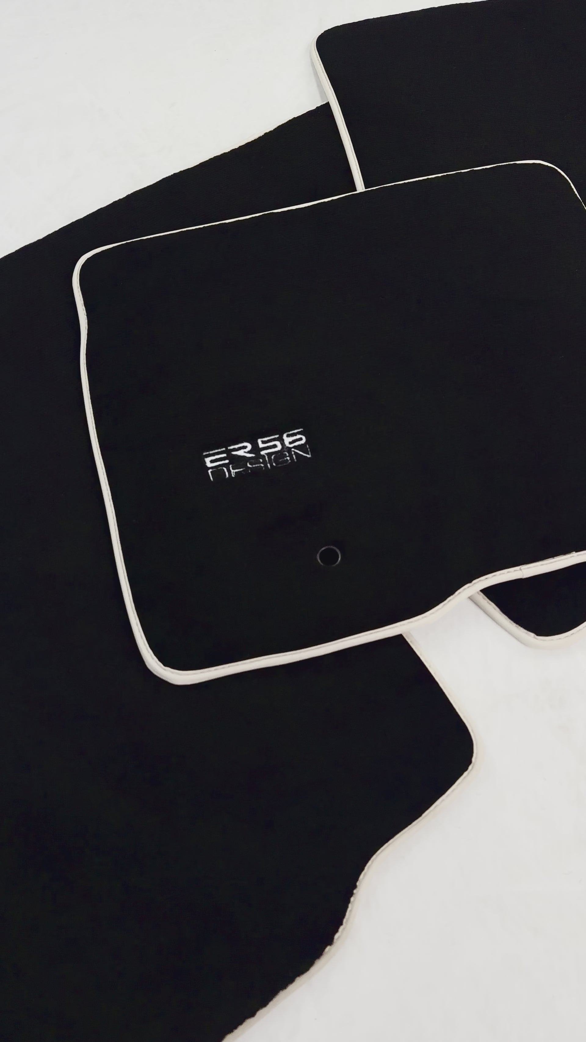 Black Floor Mats For Ford F150 (2009-2014) ER56 Design - ER56 Design