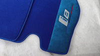 Blue Floor Mats for BMW i8 Series L12 L15 with M Package