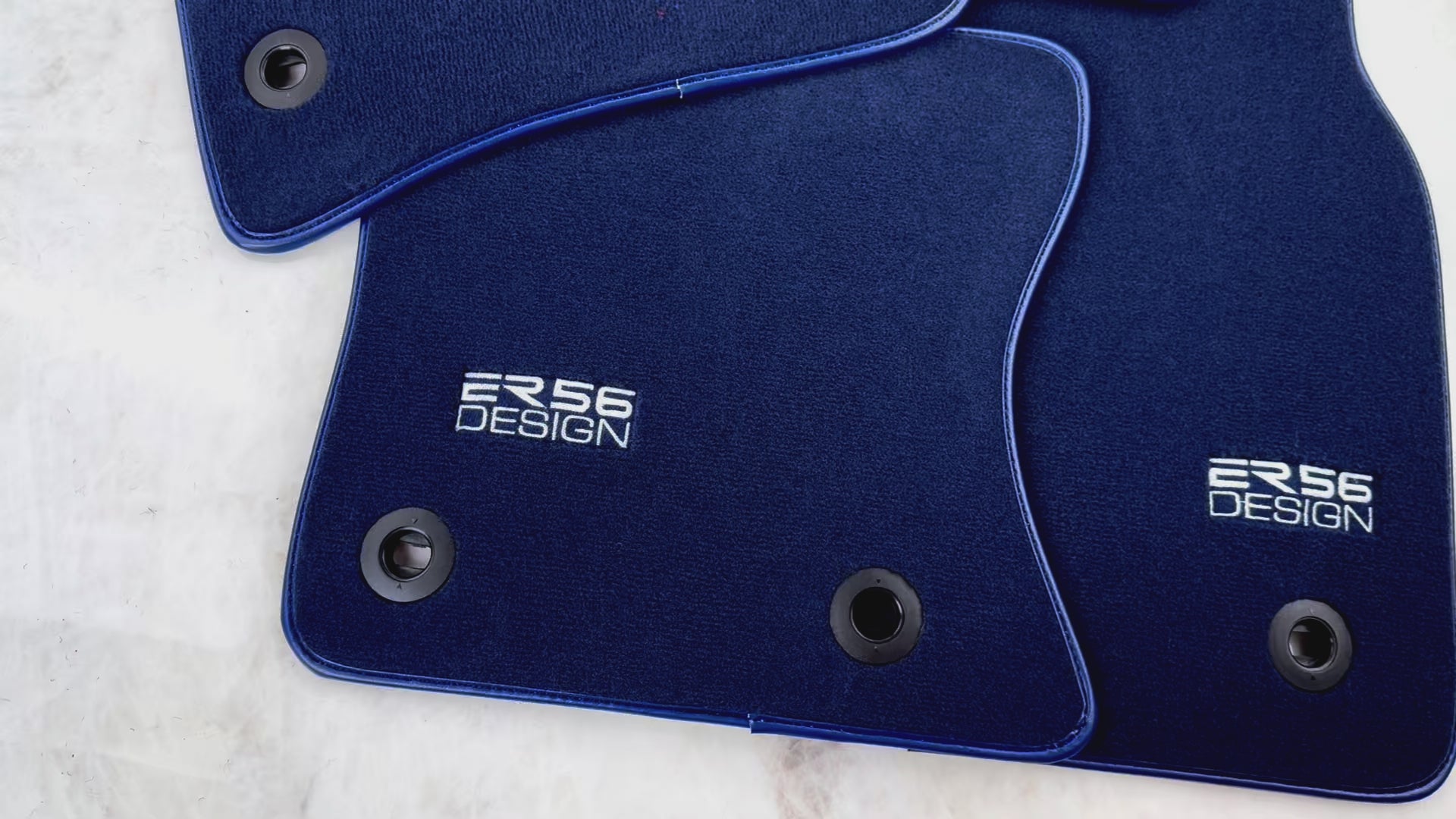 Dark Blue Floor Mats for Jaguar F-Pace (2016-2024) | ER56 Design - ER56 Design