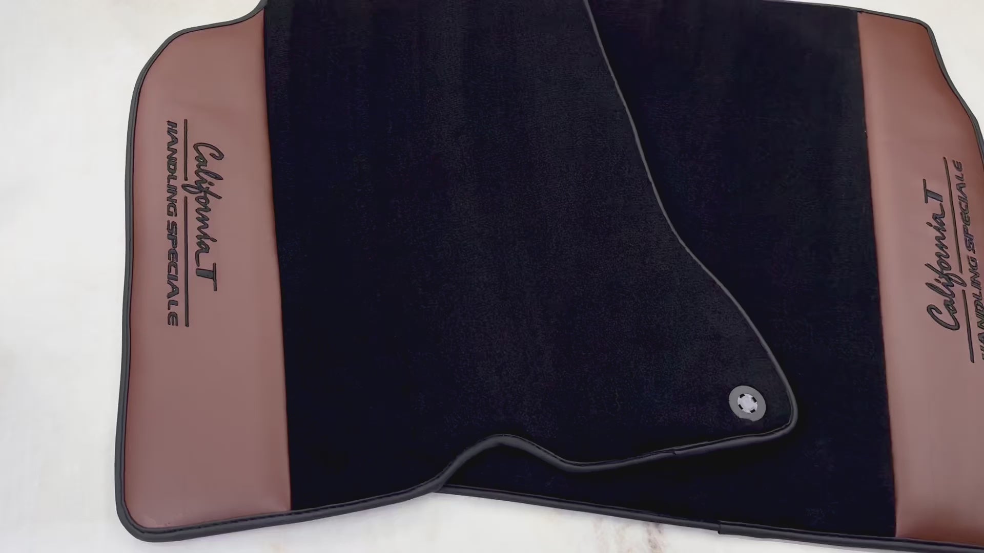 Fußmatten für Ferrari California T (2015-2018) Cuoio Nappa | Handling Speciale - AutoWin