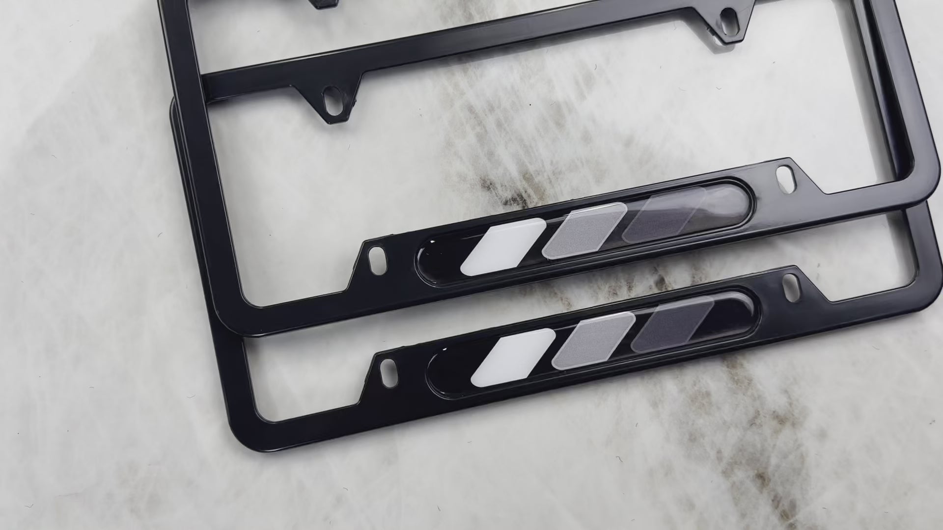 Autowin Nummernschildhalter USA Standardgröße Retro Grau - AutoWin