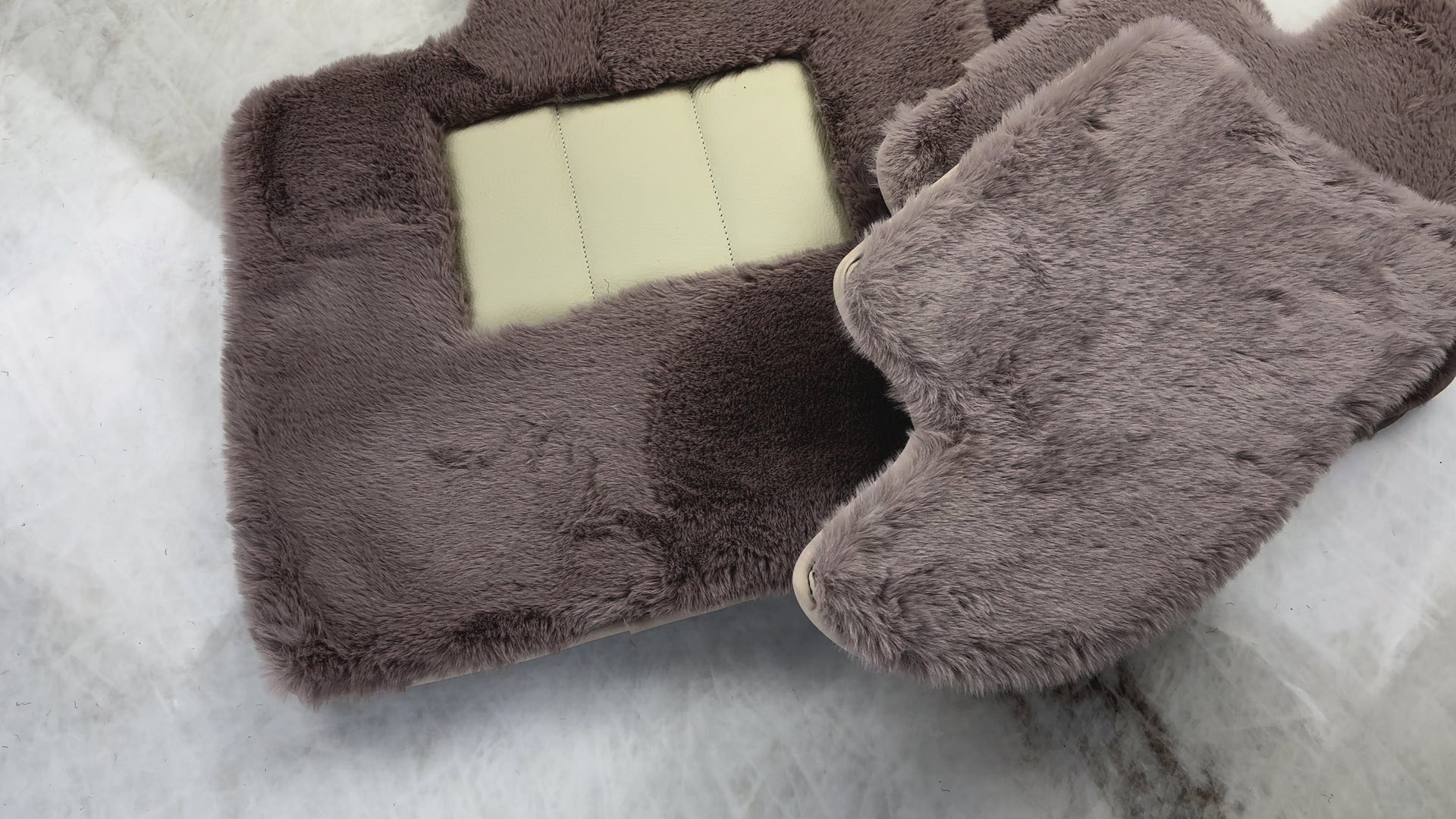 Sheepskin Floor Mats For Bentley Continental GT (2011–2018) Er56 Design - ER56 Design