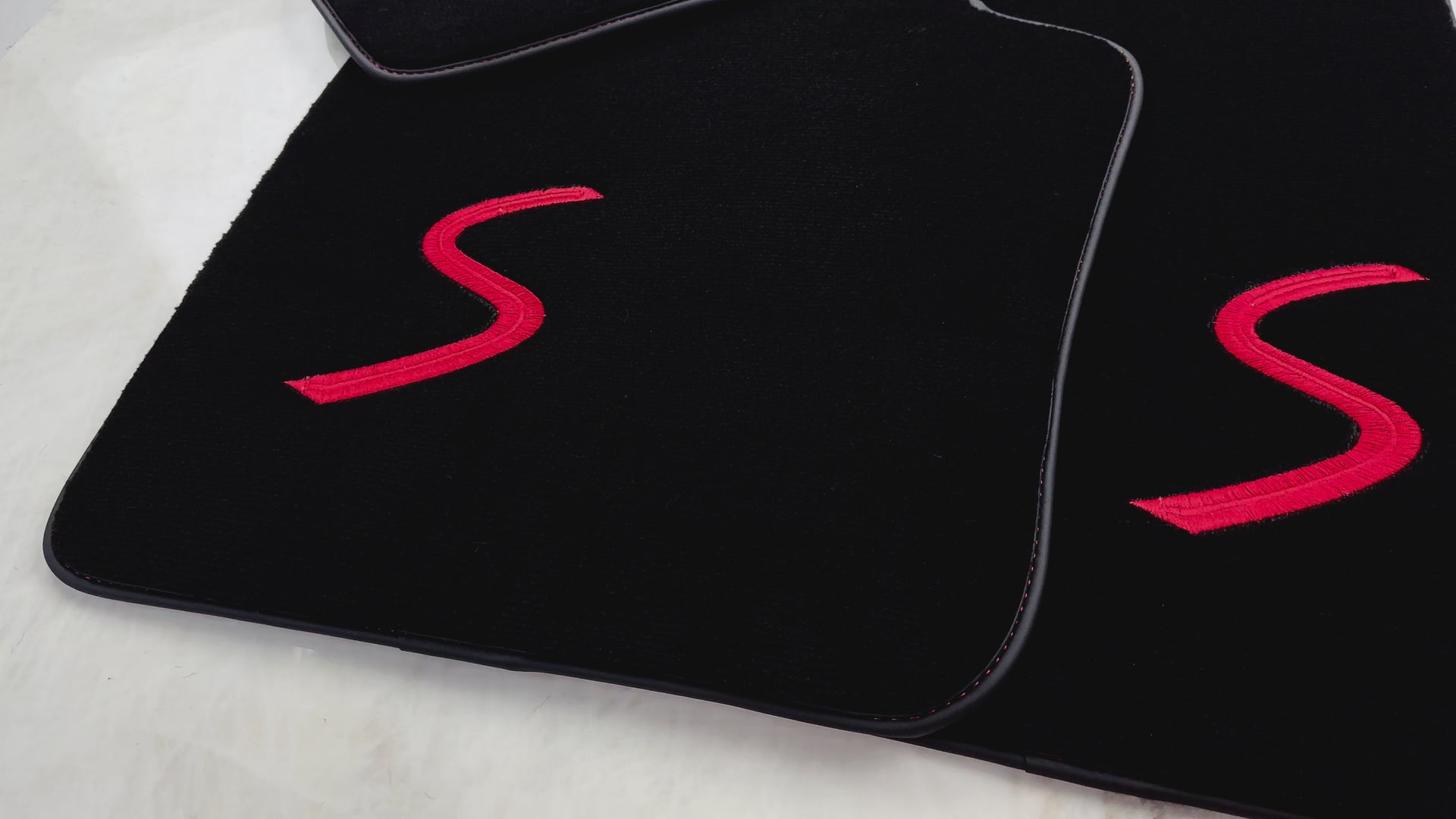 ミニ クーパー / One R53 (2001-2007) クーパー S 用ブラック フロアマット - AutoWin